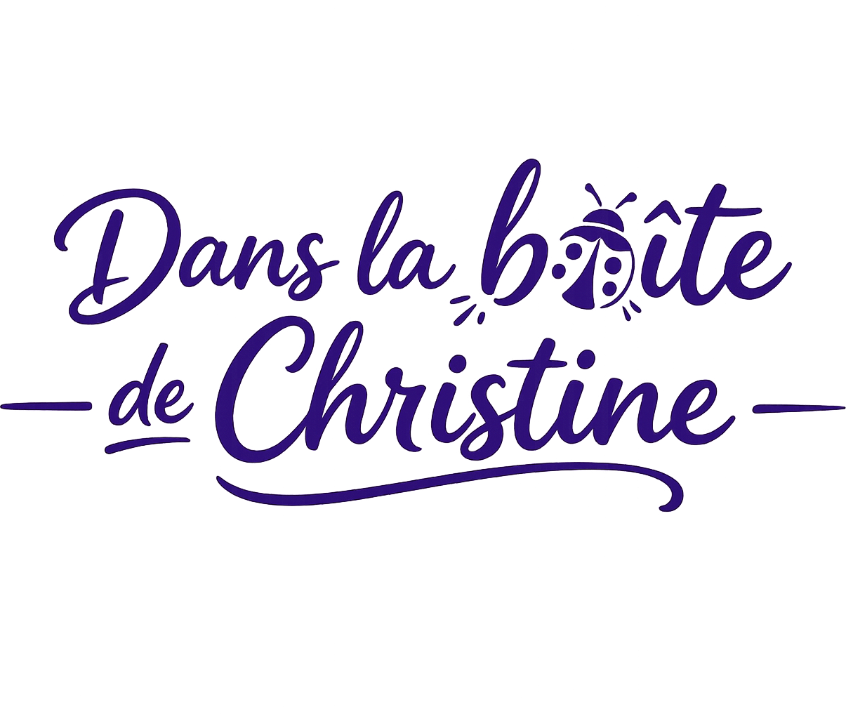Dans la boite de christine logo